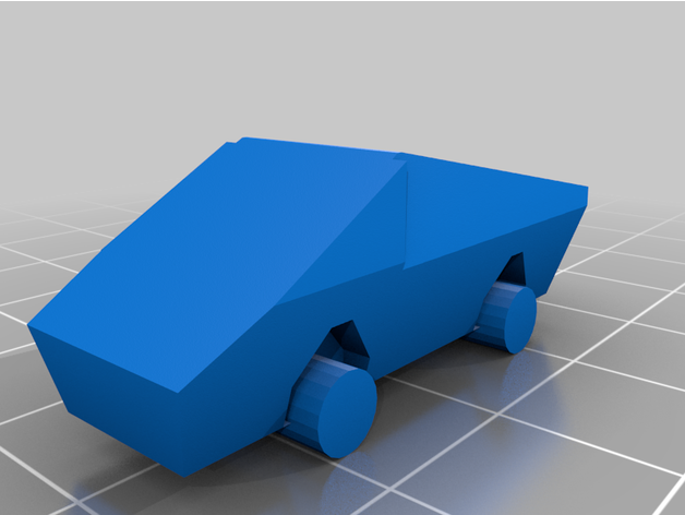 tesla cybertruck 3D print model - Mito3D