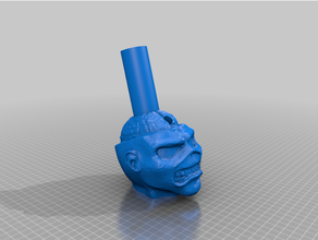 eddie tête pipe eau 3d print model - Mito3D