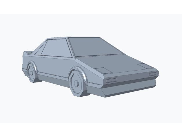 toyota mr2 3D print model - Mito3D