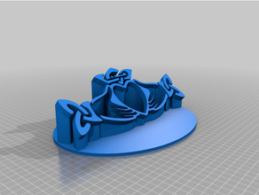 irlandese claddagh celtic 3d print model - Mito3D