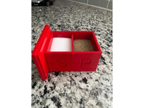 salt & pepper box 3d print model - Mito3D