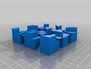 puzzle cubo 3x3 3d print model - Mito3D
