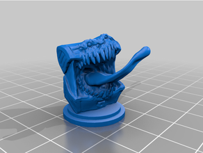 classic mimic dnd mini miniature dungeon dungeons dragons tabletop gaming 3d print model - Mito3D