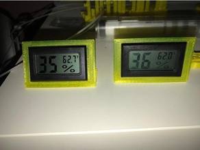 temperature humidity meter holder 3d print model - Mito3D