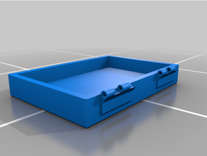 bisagra caja cuadro articulada almacenamiento 3d print model - Mito3D