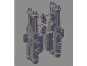 tf g1 çift burster toplar 40k tau warhammer xv9 3d print model - Mito3D