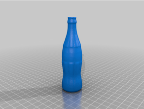 simple coke bottle 3d print model - Mito3D