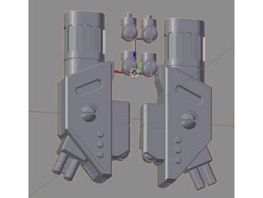 tf g2 erimiş pulser toplar 40k tau warhammer xv9 3d print model - Mito3D