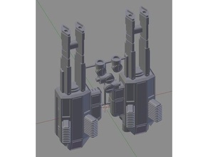 tf g3 dual iyon tüfek 40k tau warhammer xv9 3d print model - Mito3D