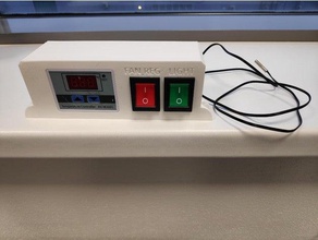 gabinete panel control xh w3001+2x interruptor 3d print model - Mito3D