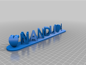 nandu chakkara personnalisé 3d print model - Mito3D