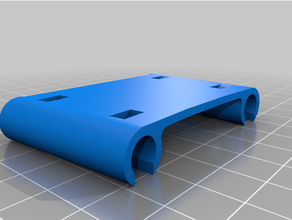cauda boo cinta suporte trex 700 3d print model - Mito3D