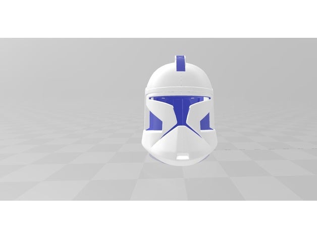 multi material star wars clone trooper 1 capacete 3D print model - Mito3D