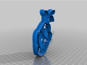 congelati olaf cookie cutter 3d print model - Mito3D