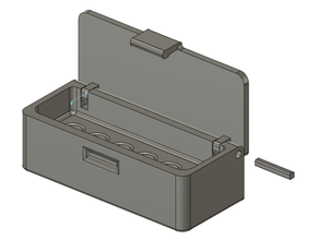 nozzle holder lid 6 nozzles box storage 3d print model - Mito3D