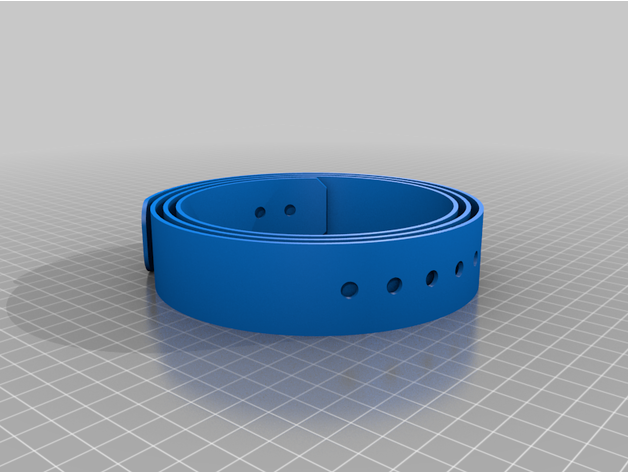 tpu belt - smaller build plate 3D print model - Mito3D