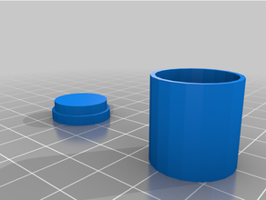 chiudere contenitore circolare 3d print model - Mito3D