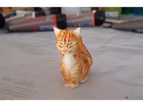 tigerlee cat animal cats figurine kitten kitty mini 3d print model - Mito3D
