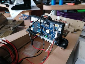 rc sturmtiger Schalter Halterung ibu2u control board 3d print model - Mito3D