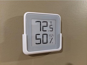 xiaomi mijia e-ink thermometer wall mount eink hygrometer 3d print model - Mito3D