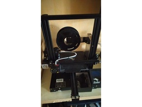 supporto bobine sfaccettate ender 3 pro 3d print model - Mito3D