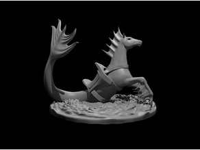 hippocampus aktualisiert Pferd 3d print model - Mito3D