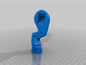 sweetie bot rear leg mlp pony robot 3d print model - Mito3D