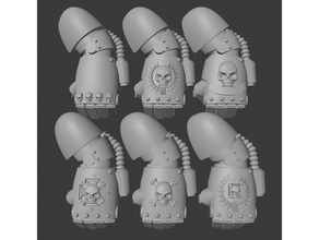 detailed power fists space marine warhammer 40k 3d print model - Mito3D