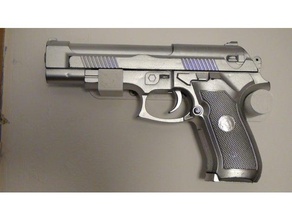 jouet prop pistolet cintre arme feu poignée modèle prise vue stand l'arme armes 3d print model - Mito3D