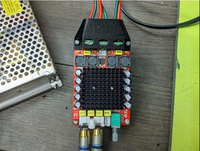 destek kapak amplifer xh m510 tda7498 amplifikatör ses Otomotiv kamp 3d print model - Mito3D