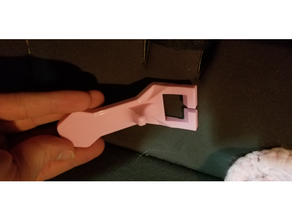 car seat buckle release 3d print model - Mito3D