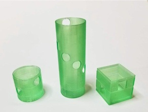 imprimir furos vaso modo spiralize spiralized 3d print model - Mito3D