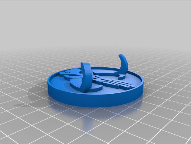 mandalorianas ímã geladeira gancho 3D print model - Mito3D