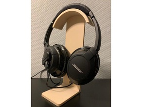 headphone stand holder audio headphones hanger support suporte carretel casque utile 3d print model - Mito3D