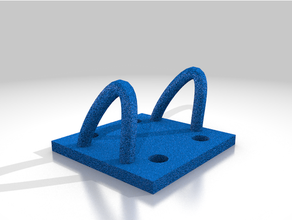 anet a8 cable holder strap 3d print model - Mito3D