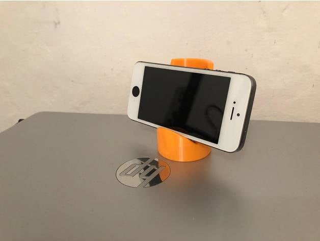 phone holder cost easy print stand 3D print model - Mito3D