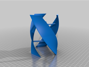 desktop helical vawt engineering green energy 3d print model - Mito3D