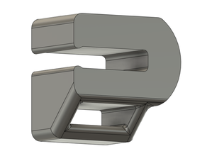 nifty clamp 2gt belt organizer clip holder gt2 label 3d print model - Mito3D