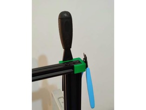 clamp spatula holder ender3 pro creality ender 3 3d print model - Mito3D