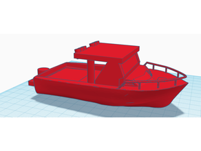 key west 2300 cuddy 2004 barco mar profundo pesca chaveiro 3d print model - Mito3D