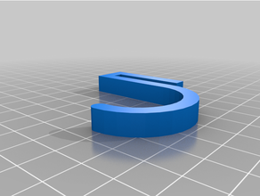 personalizado simple labio gancho 3d print model - Mito3D