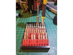 precision screwdriver bit holder 3d print model - Mito3D
