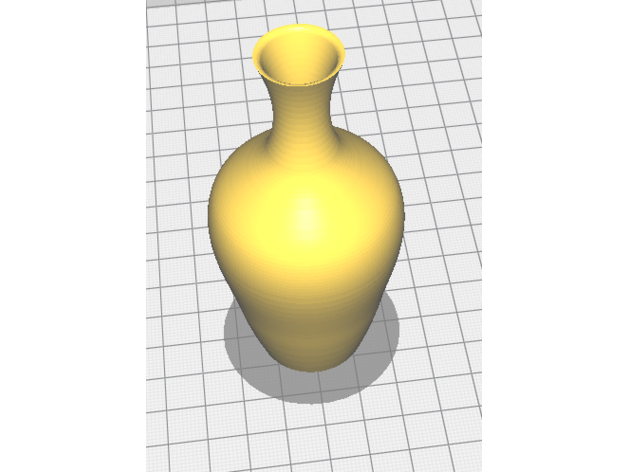 vase simple flower 3D print model - Mito3D