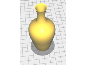 vase simple flower 3d print model - Mito3D