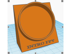 fpv desafio titular moeda monte montagem parede 3d print model - Mito3D
