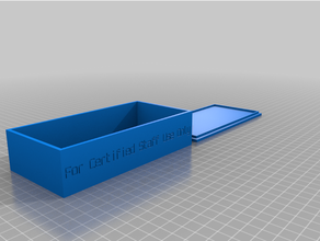 customized box 3d print model - Mito3D