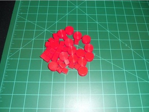 cryptid boardgame components 3d print model - Mito3D