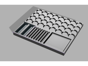 lock pinning tray 3d print model - Mito3D
