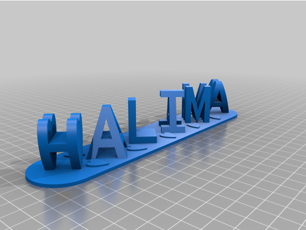 adam halima personalizado 3D print model - Mito3D