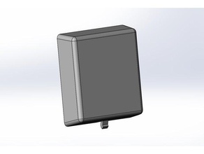 box 3x3x1 cover power 3d print model - Mito3D